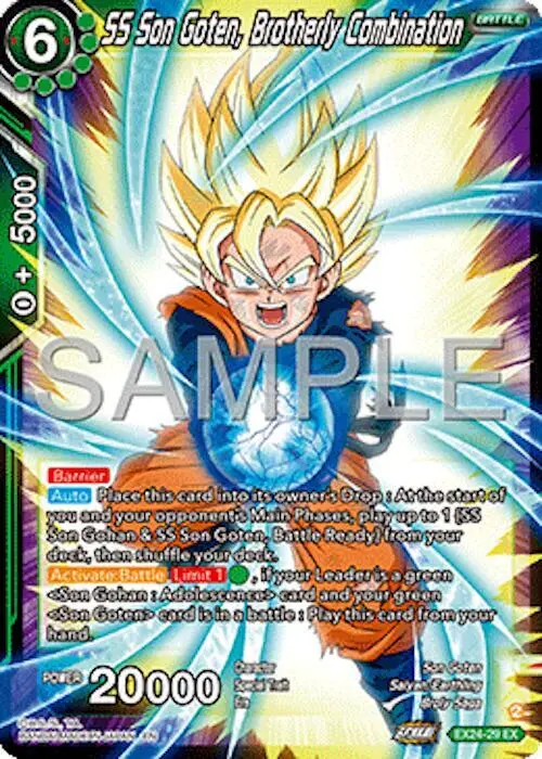 SS Son Goten, Brotherly Combination card art
