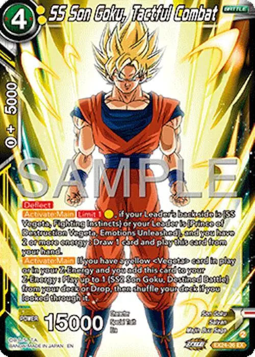 SS Son Goku, Tactful Combat card art