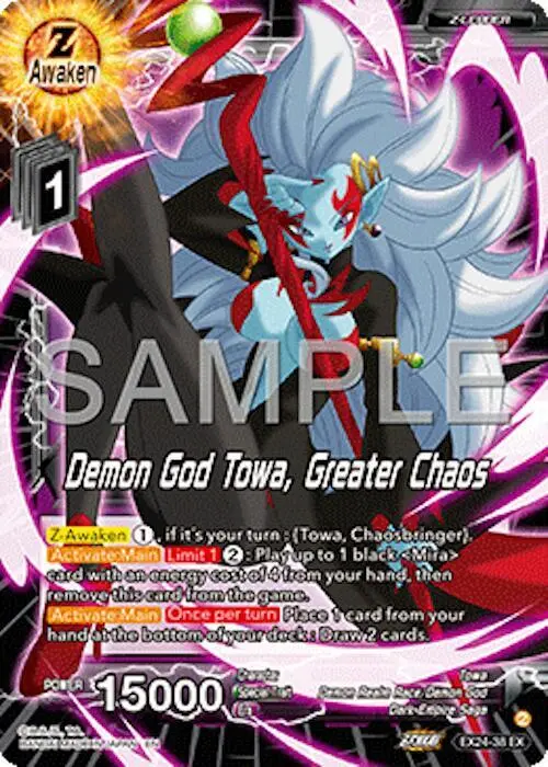 Demon God Towa, Emergence of Greater Chaos card art