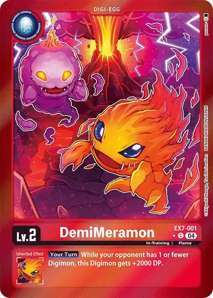 DemiMeramon (Foil) card art