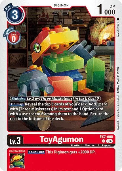 ToyAgumon - EX7-008 card art