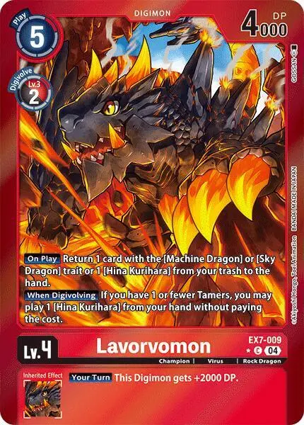 Lavorvomon (Foil) card art