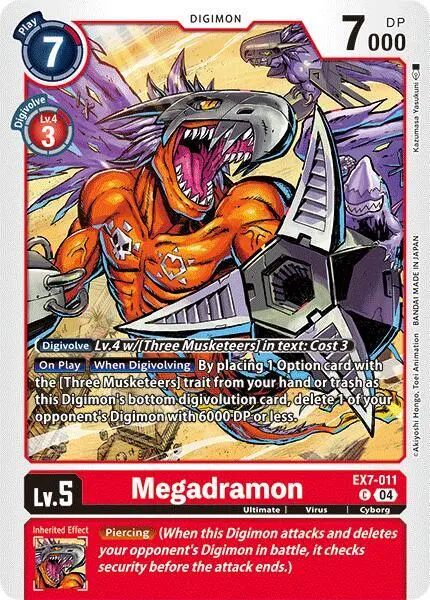 Megadramon card art