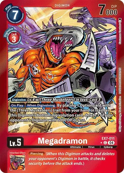 Megadramon (Foil) card art