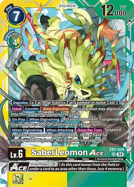 SaberLeomon ACE card art