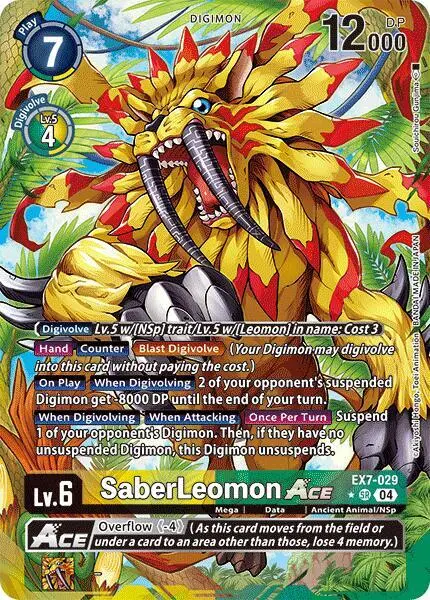 SaberLeomon ACE (Alternate Art) card art