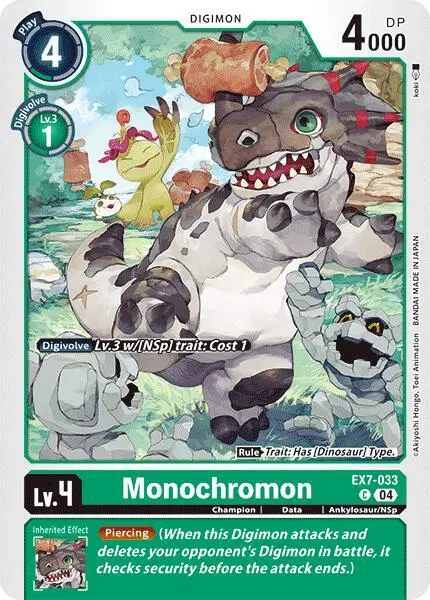 Monochromon card art