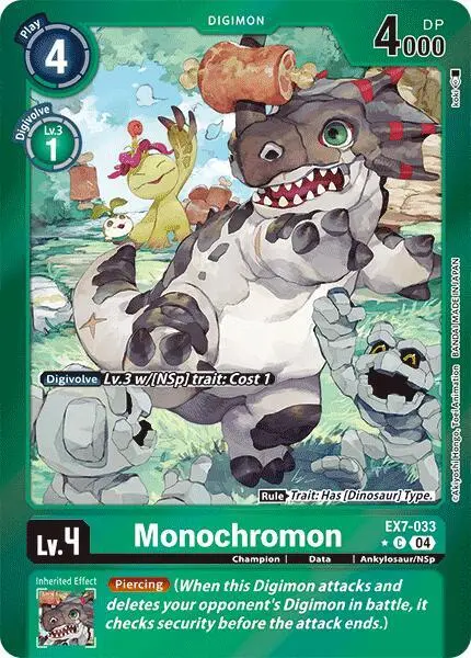 Monochromon (Foil) card art