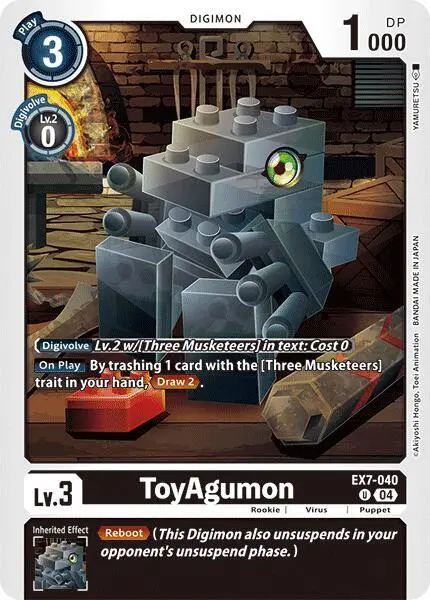ToyAgumon - EX7-040 card art