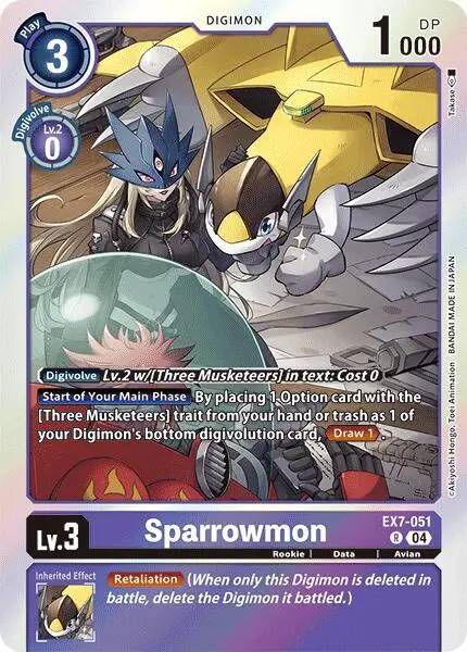 Sparrowmon card art
