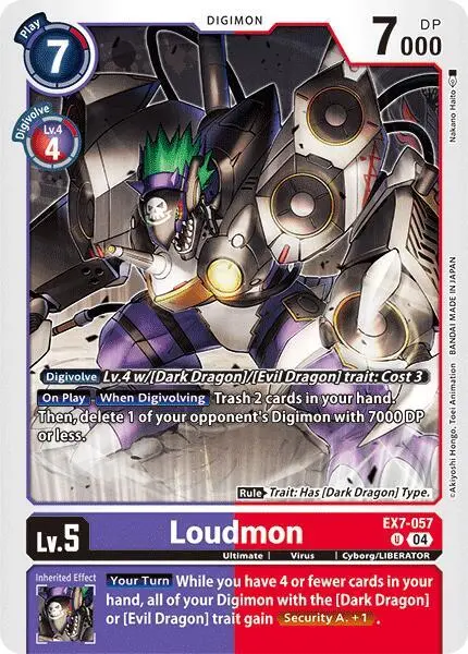 Loudmon card art