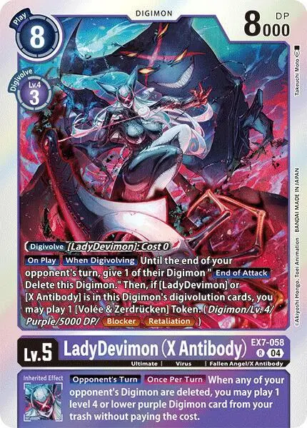 LadyDevimon (X Antibody) card art
