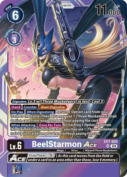 BeelStarmon ACE card art