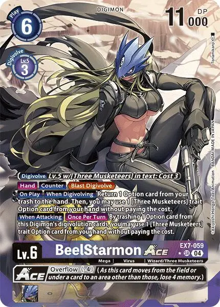 BeelStarmon ACE (Alternate Art) card art