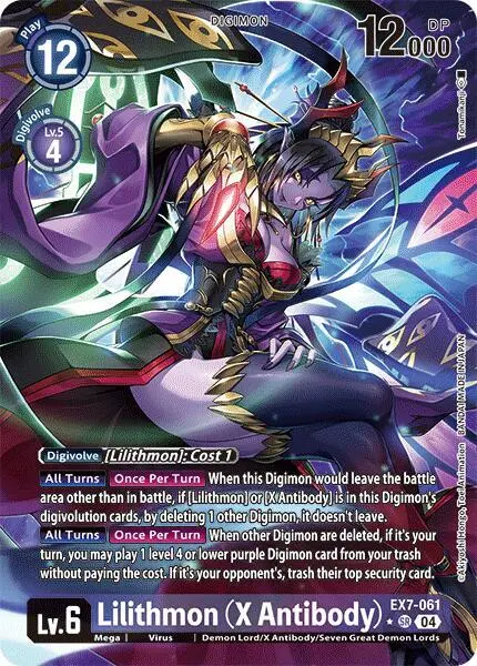 Lilithmon (X Antibody) (Alternate Art) card art