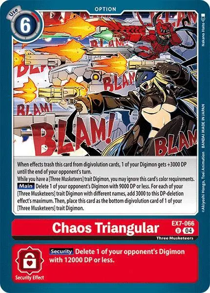 Chaos Triangular card art