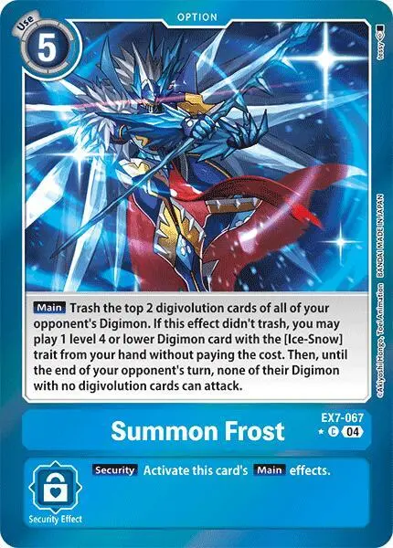 Summon Frost (Foil) card art