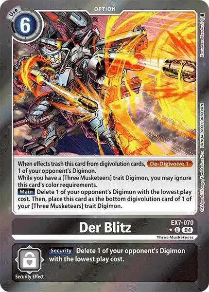 Der Blitz (Foil) card art