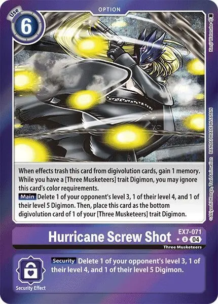 Hurricane Screw Shot (Foil) card art