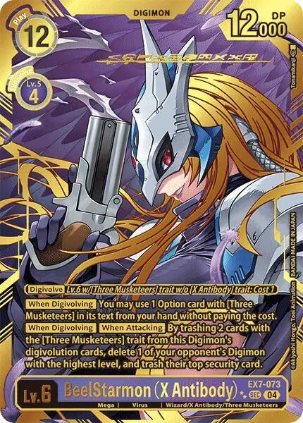 BeelStarmon (X Antibody) (Textured) card art