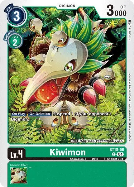 Kiwimon card art