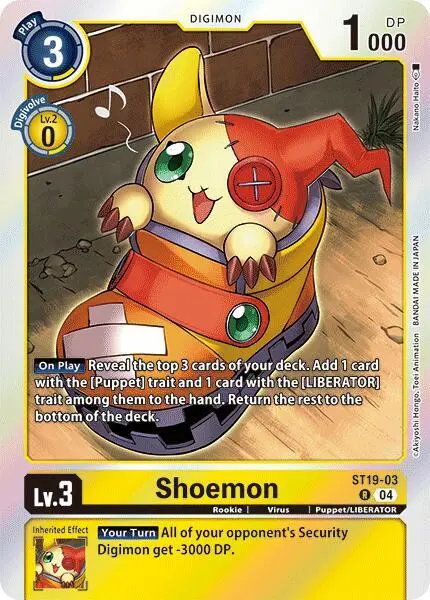 Shoemon card art