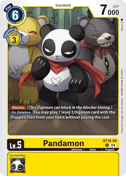 Pandamon card art