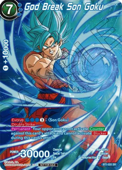 God Break Son Goku (Gen Con 2024) card art