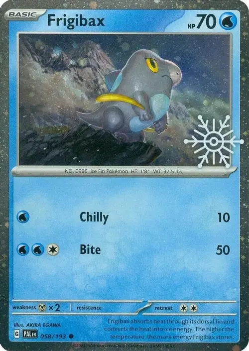 Frigibax - 058/193 (Holiday Calendar) card art