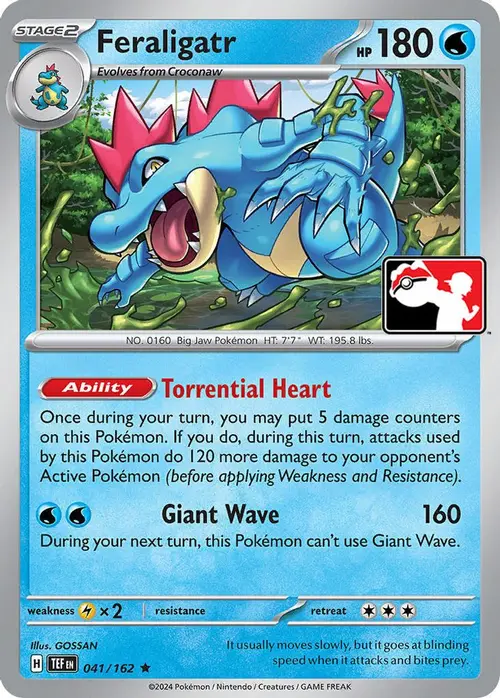 Feraligatr - 041/162 card art