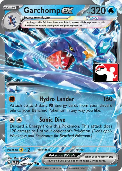 Garchomp ex - 038/182 card art