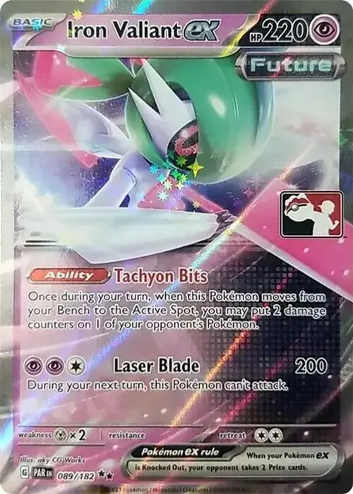 Iron Valiant ex - 089/182 card art