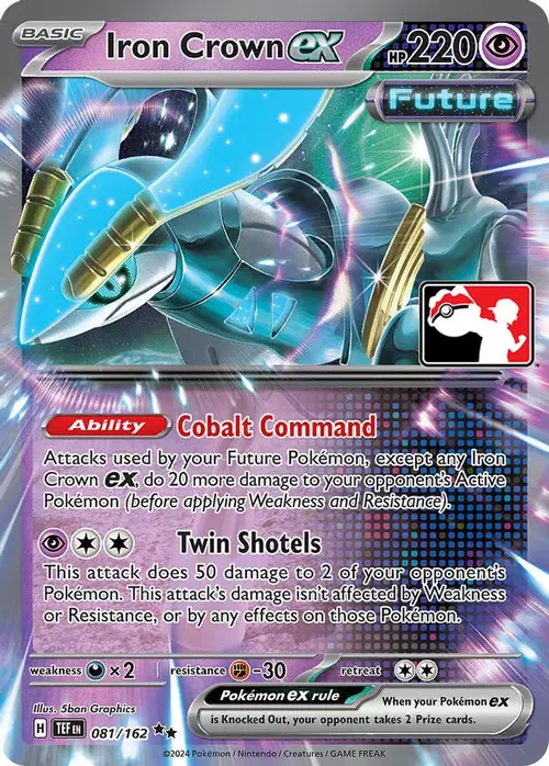 Iron Crown ex - 081/162 card art