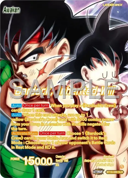 Bardock's Crew // Bardock, Inherited Will card art