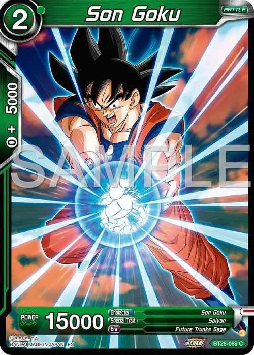 Son Goku card art
