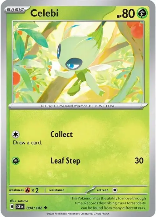 Celebi card art