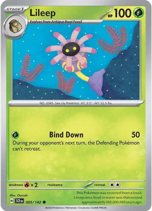 Lileep - 005/142 card art