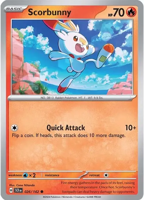 Scorbunny card art