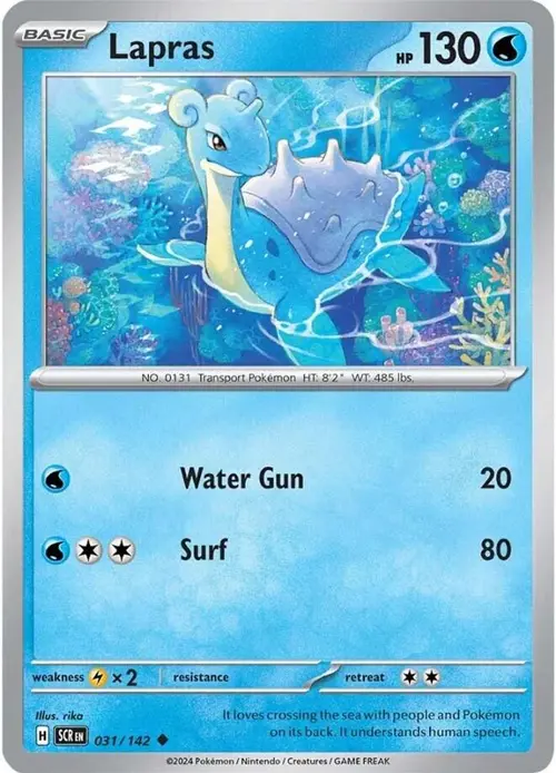Lapras card art
