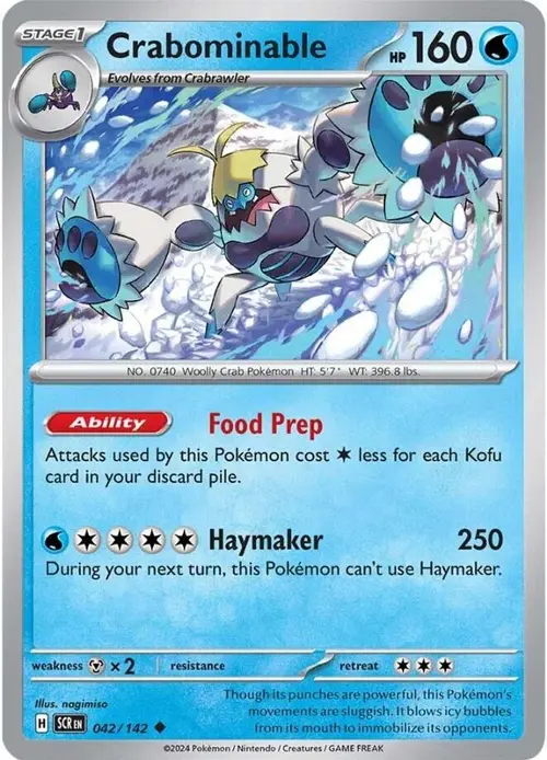 Crabominable - 042/142 card art