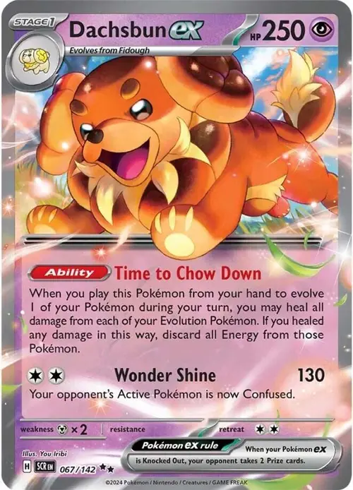 Dachsbun ex - 067/142 card art
