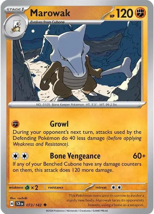 Marowak card art