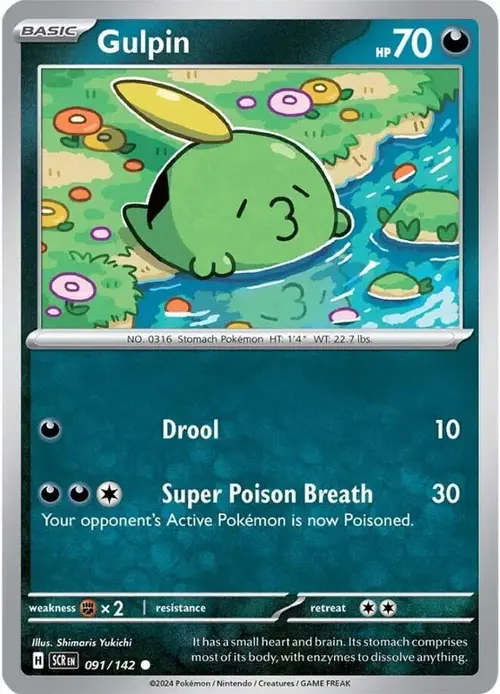 Gulpin - 091/142 card art