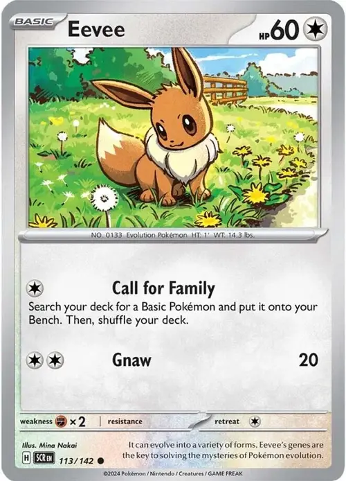 Eevee card art