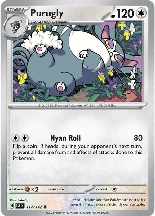 Purugly card art