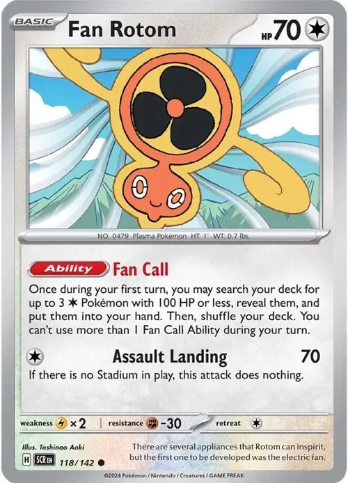Fan Rotom card art