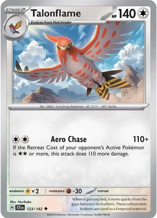 Talonflame card art