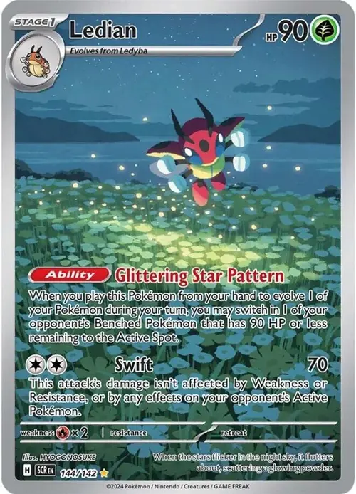 Ledian - 144/142 card art