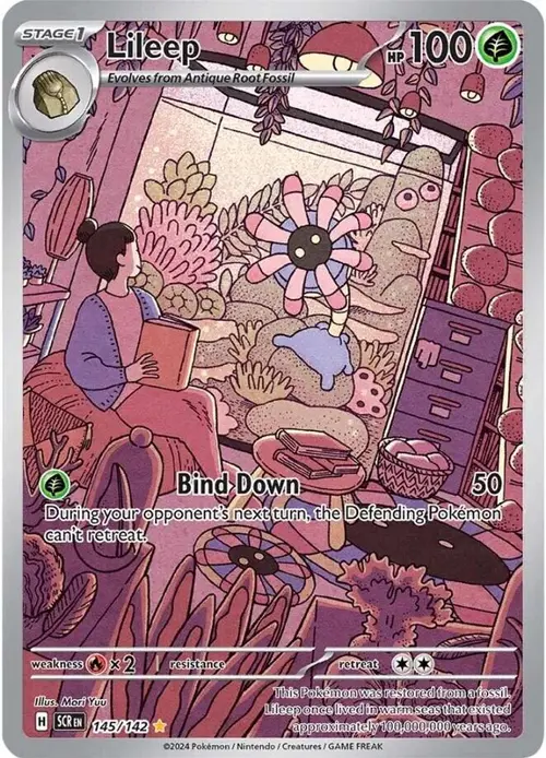 Lileep - 145/142 card art