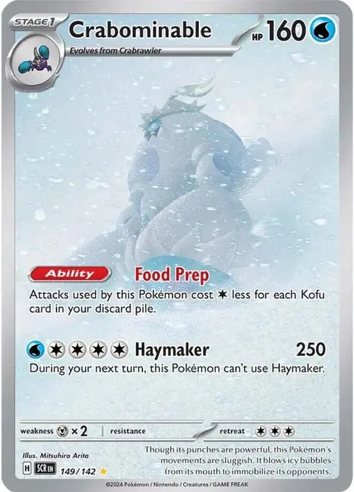 Crabominable - 149/142 card art
